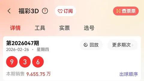 26061期福彩3D奚大大推荐号码组合